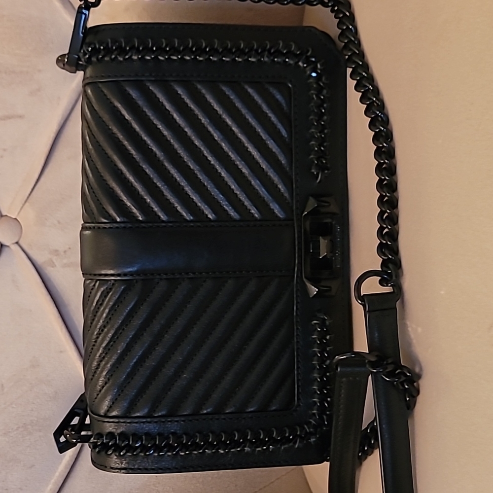 Rebecca Minkoff Love Black on black bag